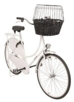 TRIXIE WILGEN FIETSMAND VOOROP ZWART MET KUSSEN EN KAP - Image 2