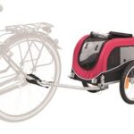 TRIXIE HONDENFIETSKAR ZWART / ROOD