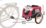 TRIXIE HONDENFIETSKAR ZWART / ROOD - Image 2