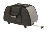 TRIXIE REISMAND TROLLEY ZWART / LICHTGRIJS - Afbeelding 2