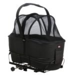 TRIXIE FIETSMAND BAGAGE DRAGER BREED ZWART