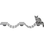 TRIXIE KLIM / KLAUTERLADDER WAND TAUPE