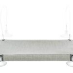 TRIXIE KATTENMAND HANGMAT RAAM VELOURS GRIJS