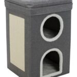 TRIXIE KRABPAAL CAT TOWER SAUL GRIJS