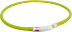 TRIXIE LICHTGEVENDE HALSBAND HOND USB SILICONEN OPLAADBAAR GROEN – Image 2