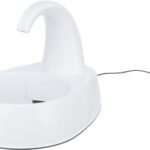 TRIXIE DRINKFONTEIN CURVED STREAM KUNSTSTOF WIT