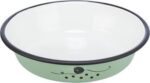 TRIXIE VOER/WATERBAK PLAT EMAILLE / RVS GROEN - Afbeelding 2