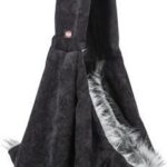 TRIXIE HONDENTAS BUIKDRAGER SOFT ZWART / GRIJS