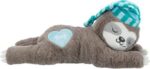 TRIXIE PLUCHE LUIAARD GRIJS MET HEARTBEAT VOOR PUPPY