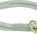 TRIXIE HALSBAND HOND SOFT HALF-SLIP SALIEGROEN / MINT
