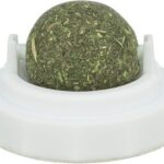 TRIXIE CATNIP BAL MET HOUDER ZELFKLEVEND
