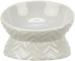 TRIXIE VERHOOGDE VOERBAK / WATERBAK KERAMIEK LICHT TAUPE - Image 2