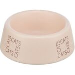 TRIXIE VOERBAK / DRINKBAK KAT CATS KERAMIEK ROZE