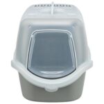 TRIXIE KATTENBAK VICO OPEN TOP MET KAP LICHTGRIJS / WIT – Image 2