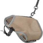 TRIXIE SOFTTUIG KAT MET RIEM TAUPE