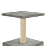 Kattenkrabpaal met sisal krabpaal 55 cm grijs - Image 4