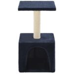 Kattenkrabpaal met sisal krabpaal 55 cm donkerblauw - Image 3