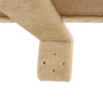 Kattenkrabpaal met sisal krabpalen wandmontage 194 cm beige - Afbeelding 8