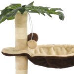 Kattenkrabpaal met sisal krabpaal 50 cm beige en bruin - Afbeelding 5