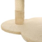 Kattenkrabpaal met sisal krabpaal 50 cm beige en bruin - Afbeelding 6