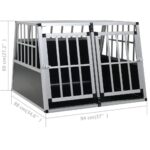 Hondenbench met dubbele deur 94x88x69 cm – Image 10