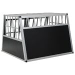 Hondenbench met dubbele deur 94x88x69 cm – Image 4