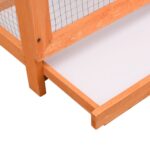 Vogelkooi 125,5x59,5x164 cm massief grenen- en vurenhout - Afbeelding 4