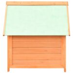 Hondenhok 72x85x82 cm massief grenen- en vurenhout - Afbeelding 3