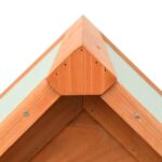 Hondenhok 72x85x82 cm massief grenen- en vurenhout - Afbeelding 4