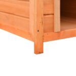 Hondenhok 72x85x82 cm massief grenen- en vurenhout - Afbeelding 5