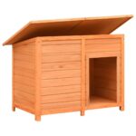 Hondenhok 120x77x86 cm massief grenenhout en vuurhout – Image 3