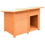Hondenhok 120x77x86 cm massief grenenhout en vuurhout – Image 4