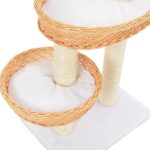 Kattenkrabpaal met sisal krabpaal natuurlijk wilgenhout - Afbeelding 3