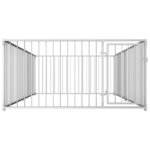 Hondenkennel voor buiten 200x400x100 cm