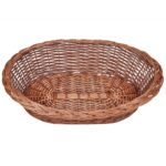 Hondenmand/huisdierenbed 69 cm natuurlijk wilgen - Afbeelding 2