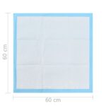 Huisdierentrainingsdoekjes 100 st 60x60 cm nonwoven stof - Image 8