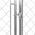Hondenkennel voor buiten 570x570x185 cm gegalvaniseerd staal - Afbeelding 2