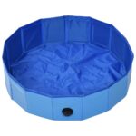 Hondenzwembad inklapbaar 80x20 cm PVC blauw - Afbeelding 2