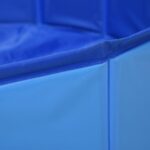 Hondenzwembad inklapbaar 80x20 cm PVC blauw - Afbeelding 5