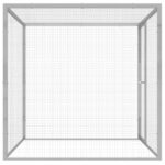 Kattenkooi 1,5x1,5x1,5 m gegalvaniseerd staal