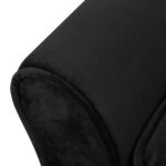 Hondenbank 57x34x36 cm pluche zwart – Image 8