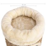Kattenhuis met luxe kussen 33 cm zeegras – Image 7
