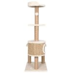Kattenmeubel met krabpalen 123 cm zeegras – Image 3