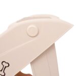 Hondentrap inklapbaar 62x40x49,5 cm crème – Image 7