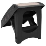 Hondentrap inklapbaar 62x40x49,5 cm zwart - Afbeelding 4