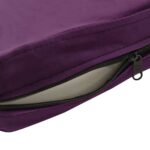 Hondenbank 72x45x30 cm pluche bordeauxrood – Image 7