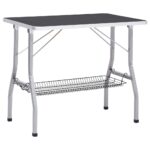 Hondentrimtafel verstelbaar met 2 lussen en opbergschap - Afbeelding 4