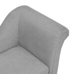 Hondenbank met kussen 83x44x44 cm pluche grijs – Image 6