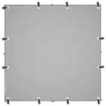 Hondenkennel 110x110x110 cm staal zilverkleurig - Afbeelding 3