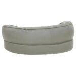 Hondenbed ergonomisch linnen-look 60x42 cm grijs – Image 4
